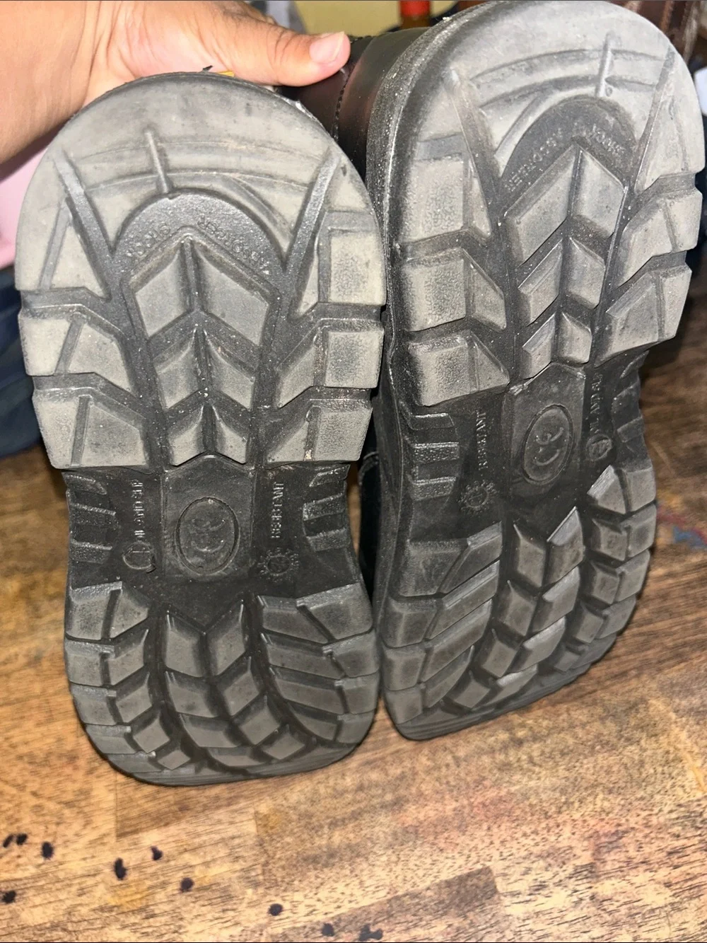 Men's Black Chukka Work Boots with Pull Tab